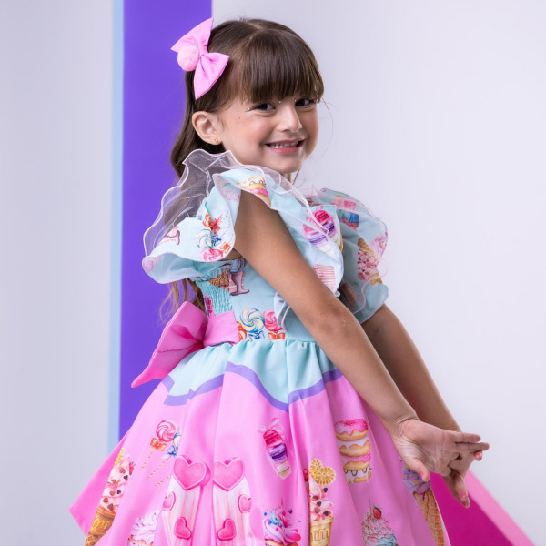 Vestido Tematicos Kids Doces – Doceria – Candy