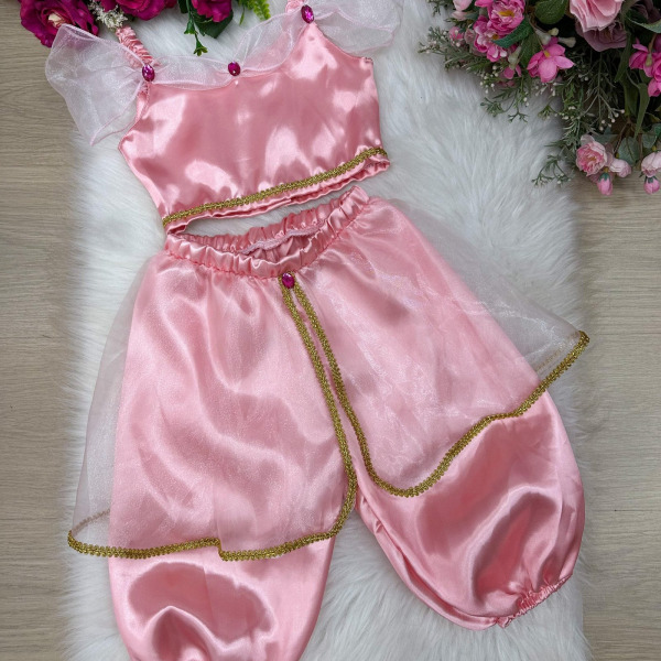 Fantasia Princesa Belli Princesa Jasmine Rosa