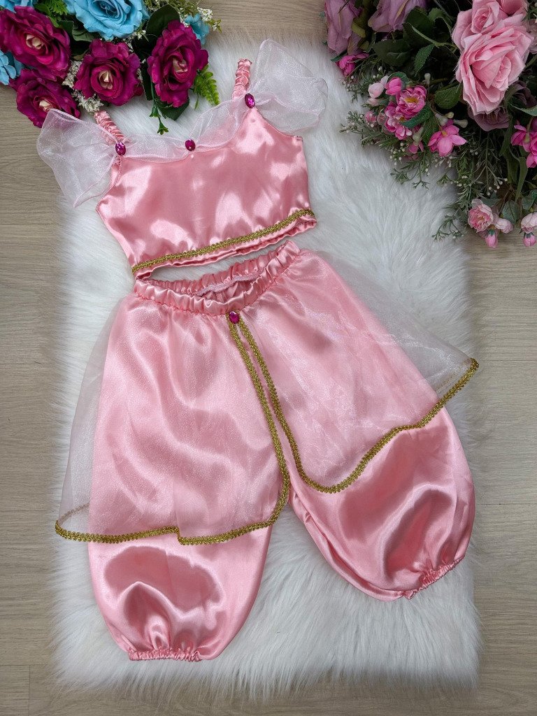 Fantasia Princesa Belli Princesa Jasmine Rosa