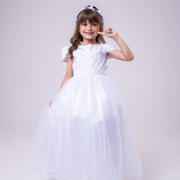 Vestido Enjoy Longo Gabriela Branco